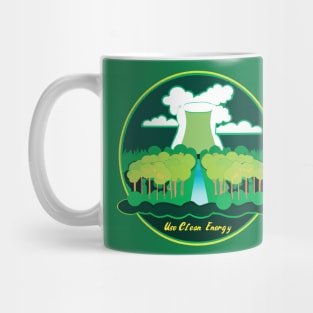 Nuclear Energy Plant Clean Energy Mug